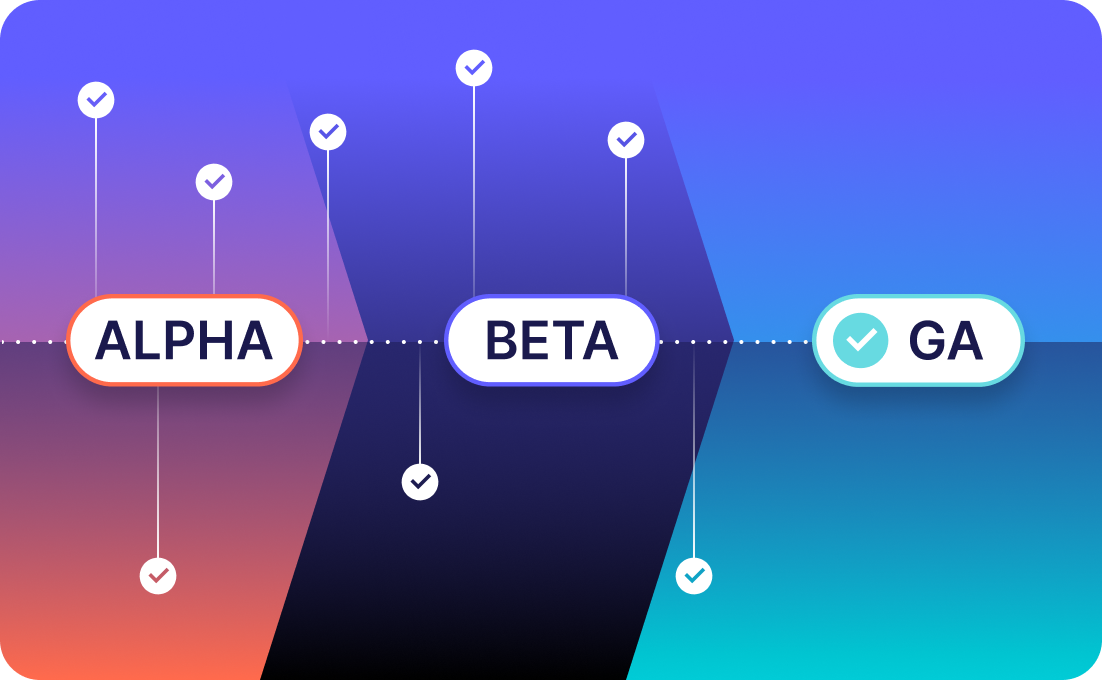 Connector release stages