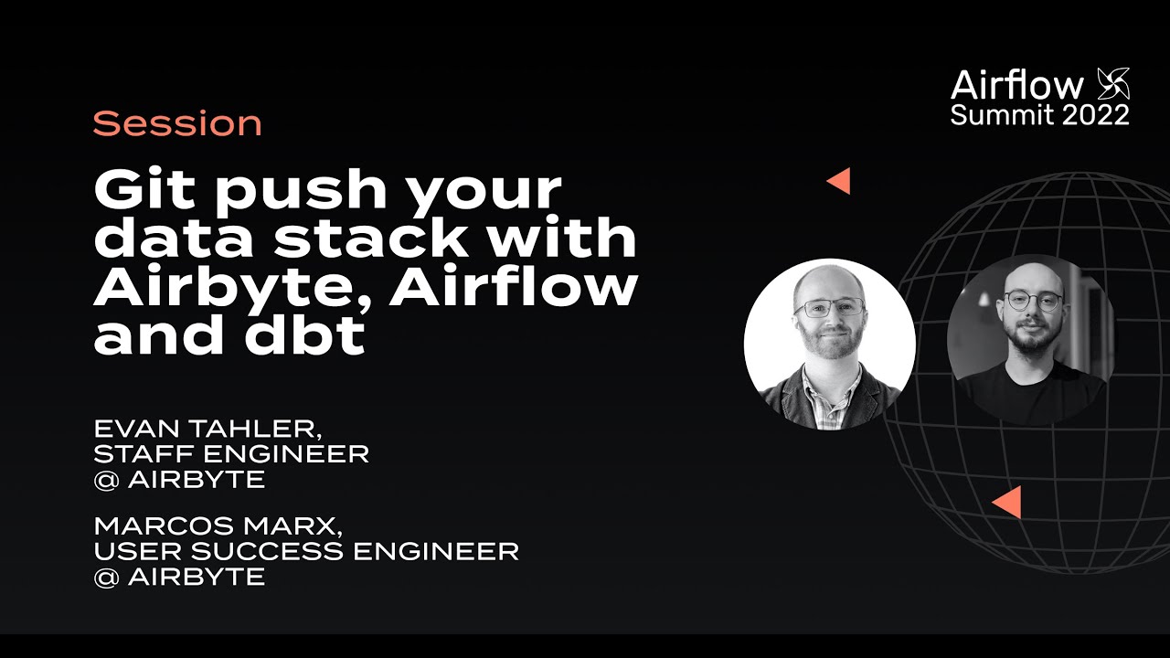 git push your data stack with Airbyte, Airflow and dbt